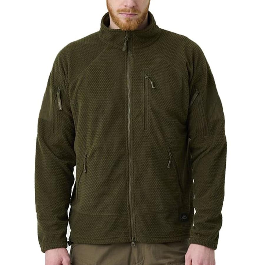 HELIKON-TEX ジャケット ALPHA TACTICAL JACKET グリッドフリース BL