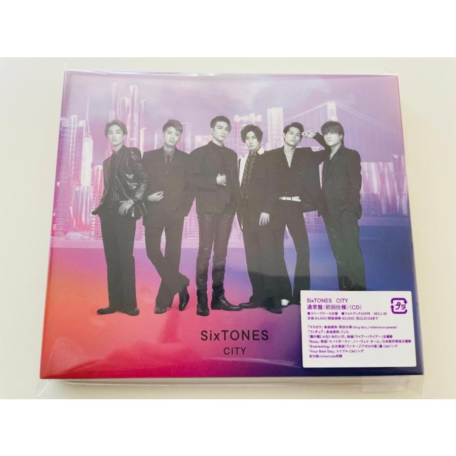 SixTONES アルバム CITY 初回AB通常 CD+Blu-ray 特典付 CITY【通常盤