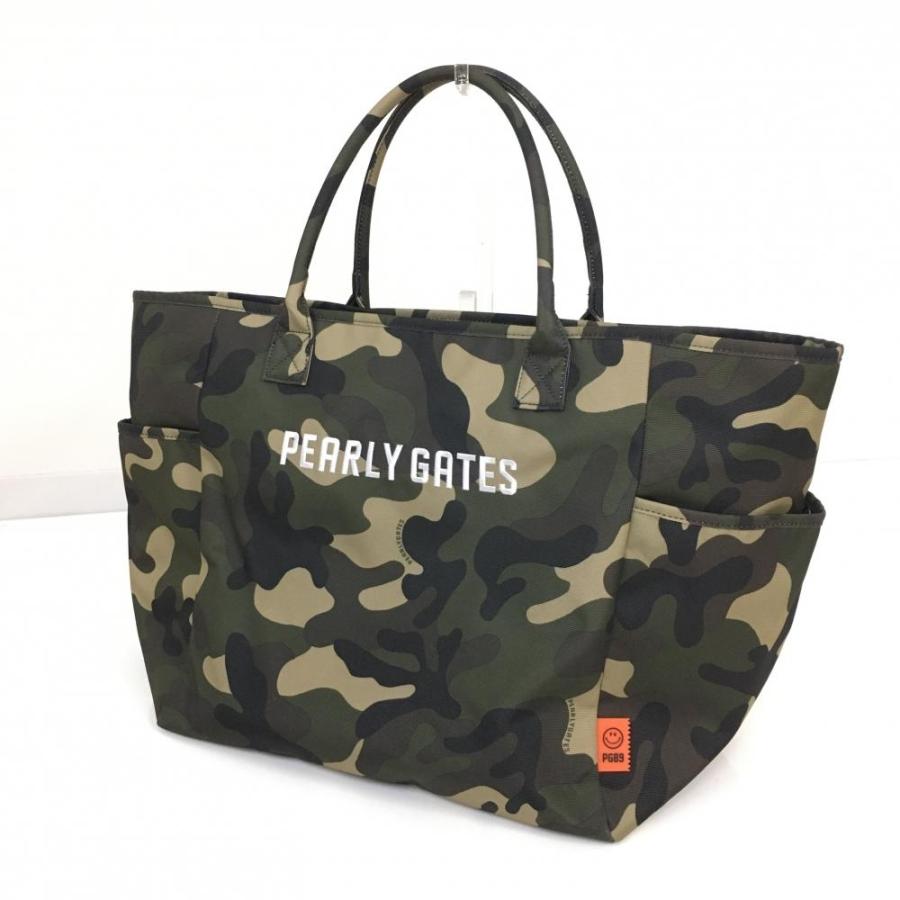 超美品】PEARLY GATES パーリーゲイツ ロッカーバッグ カーキ カモフラ
