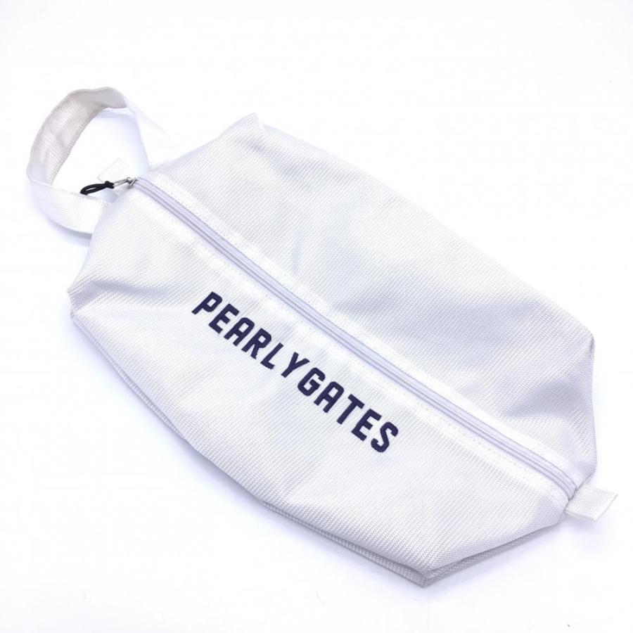 ☆20%OFF価格☆PEARLY GATES パーリーゲイツ シューズケース 白 PGニコ