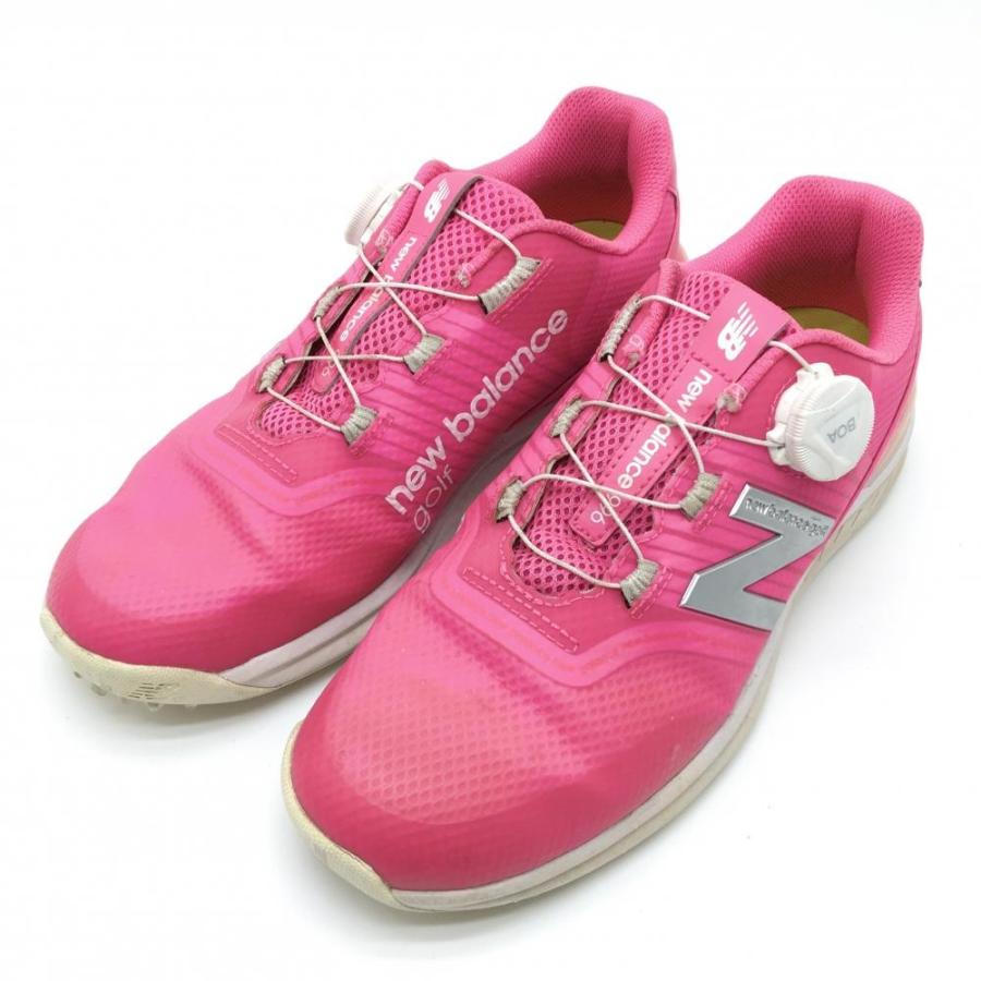 ニューバランス ゴルフシューズ ピンク JGBS996P BOA スパイクレス