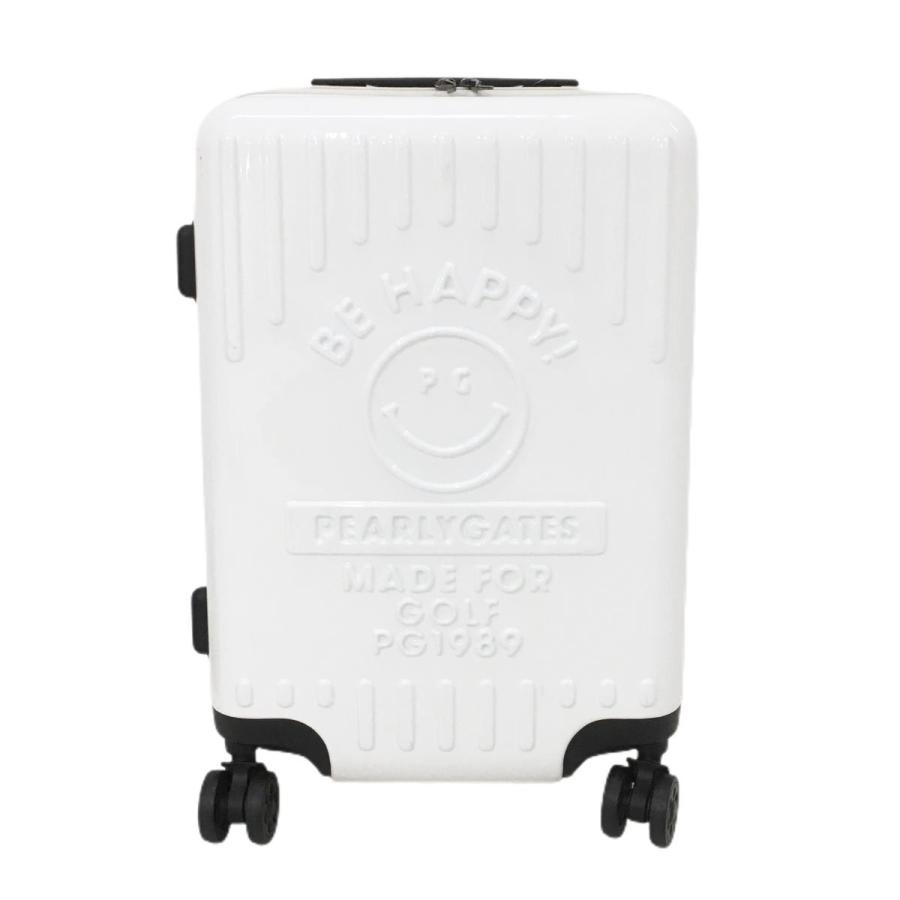 PEARLY GATES（パーリーゲイツ） キャリーケース 白 PGニコちゃん