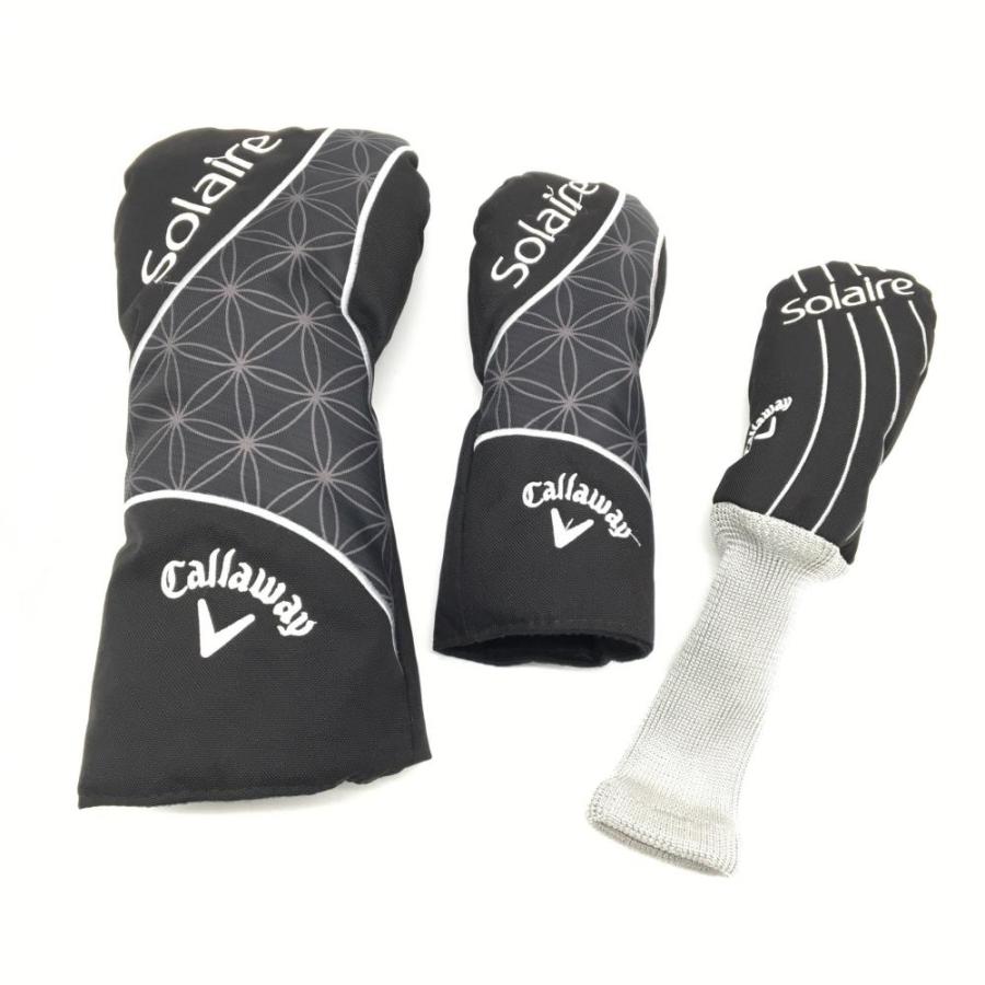 超美品】Callaway キャロウェイ ヘッドカバー3点セット（DR×FW×UT） 黒