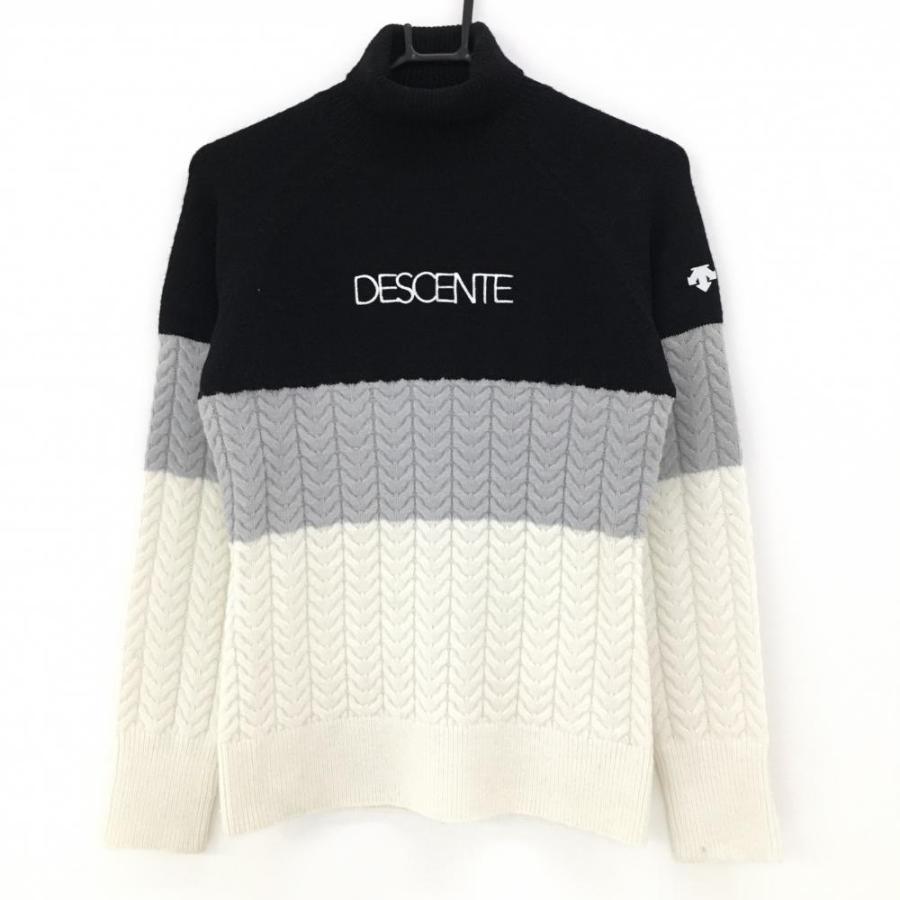DESCENTE（デサント） デサントゴルフ タートルネックセーター 黒