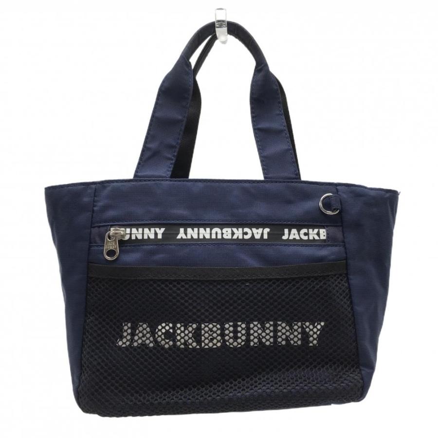 Jack Bunny!!（ジャックバニー） カートバッグ ネイビー×白 内外