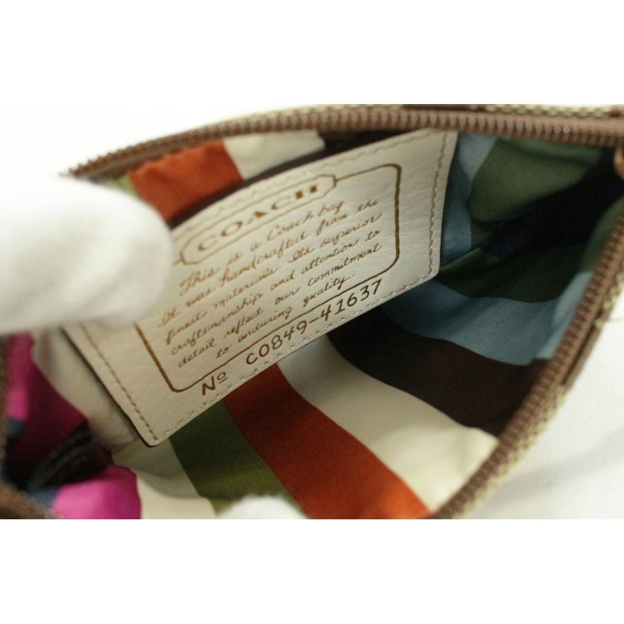 COACH（コーチ） シグネチャー・アクセサリーポーチ/41637/ベージュ