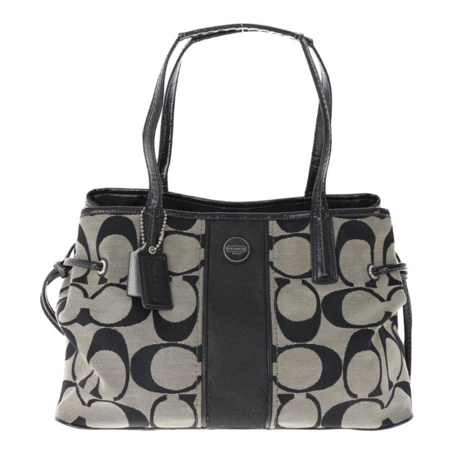 COACH（コーチ） シグネチャー・トートバッグ/F21949/ブラック/グレー