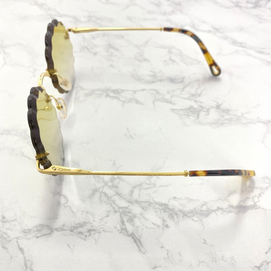 Chloe（クロエ） ROSIE・スカラップラウンド フラワーサングラス