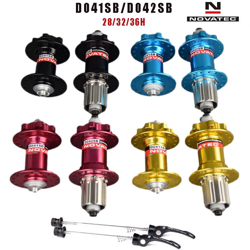 NOVATEC MTB ハブ カセットフリーハブ D041SB/D042SB 28/32/36H 前後