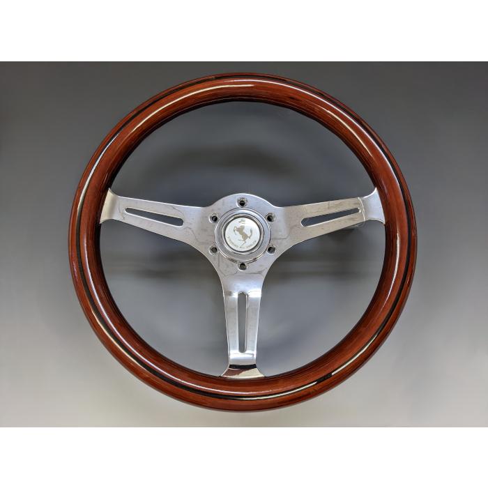 クラシックタイプ ステアリング 35パイ ウッド 茶木目調 CLASSIC-TYPE