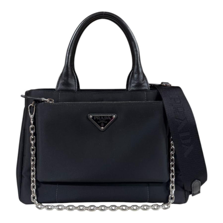 PRADA（プラダ） ショルダーバッグ ナイロン 1BG364 ブラック ユニ