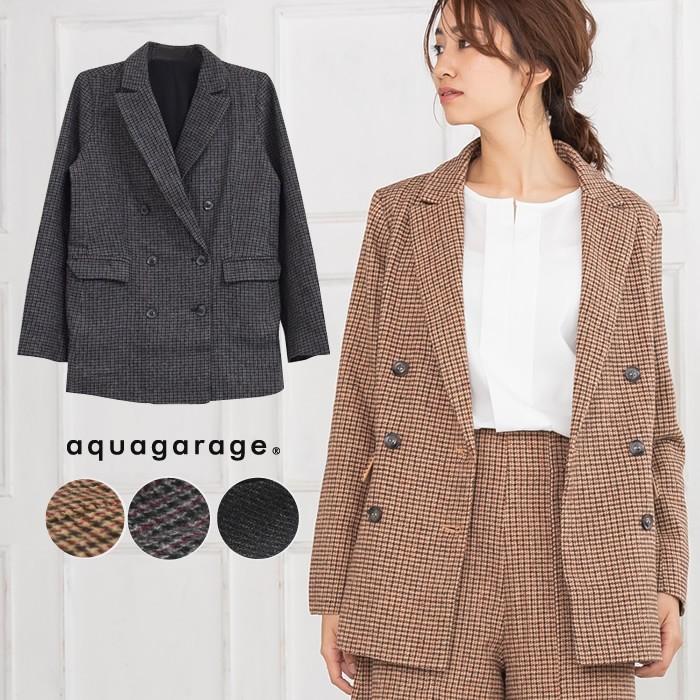aquagarage（アクアガレージ） ウール調テーラードジャケット