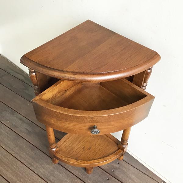 アンティーク コンソールテーブル コーナー三角 アンティーク