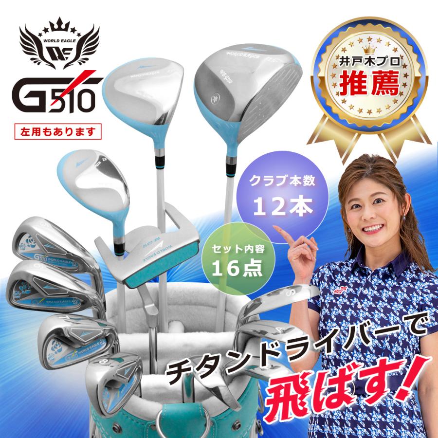 WORLD EAGLE ゴルフクラブセット ワールドイーグル レディース WE-G510