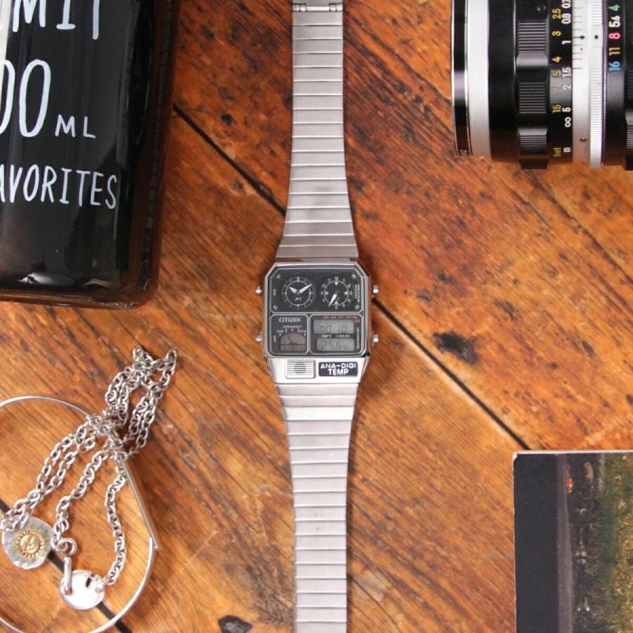 RECORD LABEL シチズン アナデジテンプ 復刻モデル 時計 CITIZEN ANA