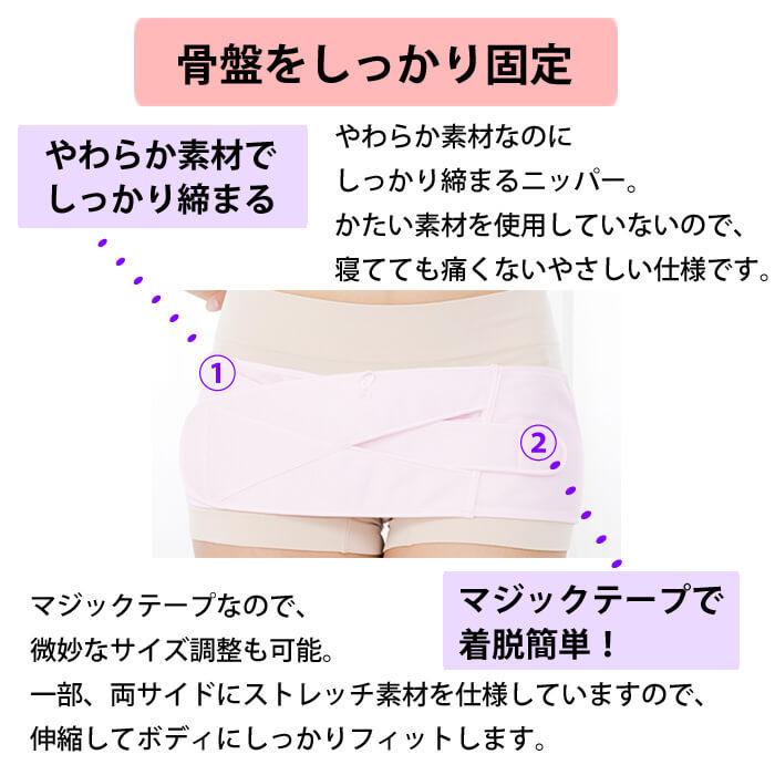 INUJIRUSHI 犬印本舗 犬印 産後すぐ骨盤ベルト マタニティ ベルト 骨盤