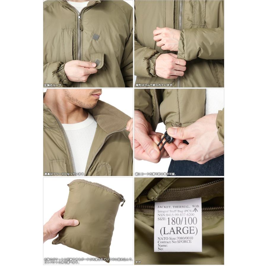 MILITARY（ミリタリー） 実物 新品 イギリス軍 PCS THERMAL ジャケット