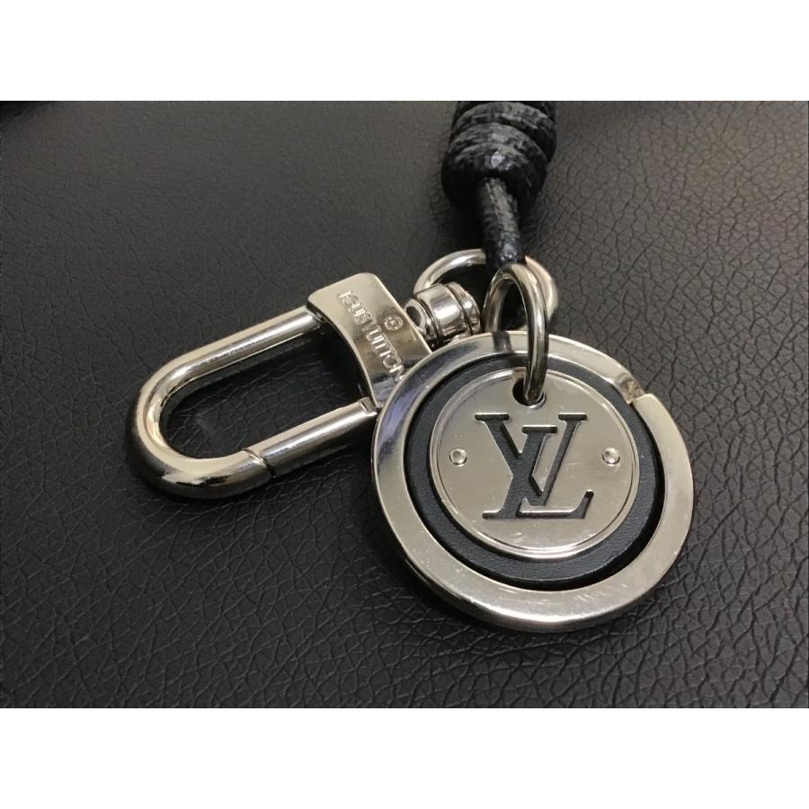 ルイ・ヴィトン ダミエ・グラフィット キーホルダー・レザーロープ