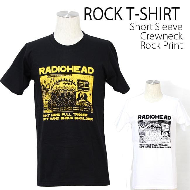 ロックtシャツ バンドtシャツ パンク レディオヘッド Radiohead