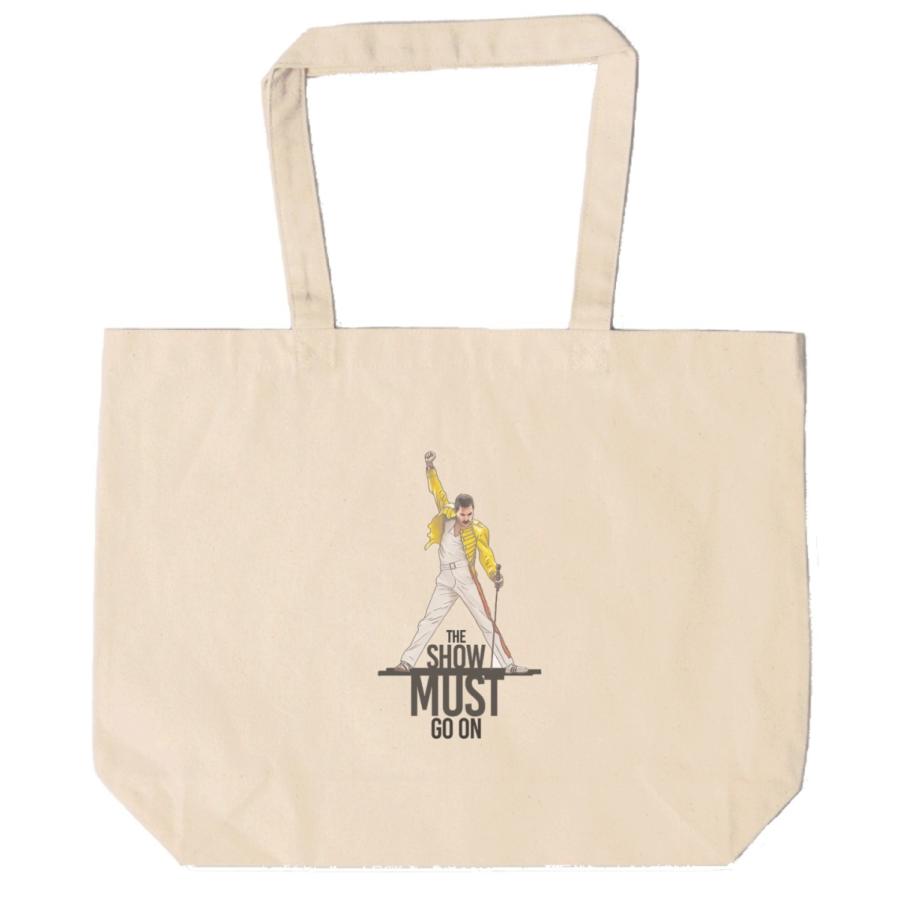 クイーン トートバッグ キャンバス 12oz 綿100％ ナチュラル色 音楽