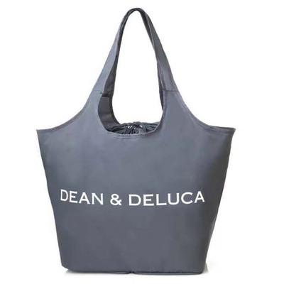 DEAN & DELUCA（ディーン＆デルーカ） グレイ レジかごバッグ 大容量