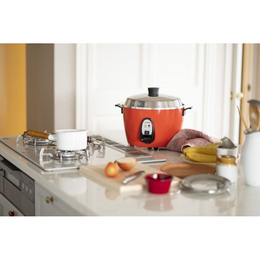 大同電鍋YAHOO公式販売店】大同電鍋 6合 Mサイズ アルミ製 赤色 炊飯