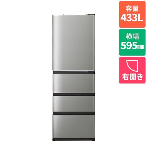 標準設置料金込】アクア(AQUA) AQR-V43R-S チタンシルバー DELIE+ 4