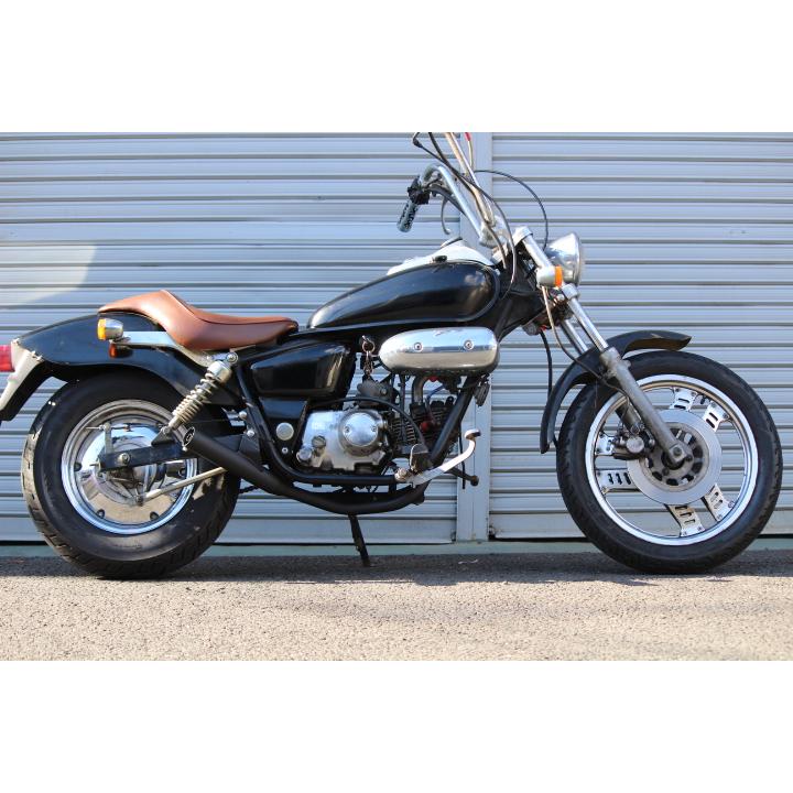 ホンダ マグナ50用マフラー BURST《バースト》ブラック MAGNA50