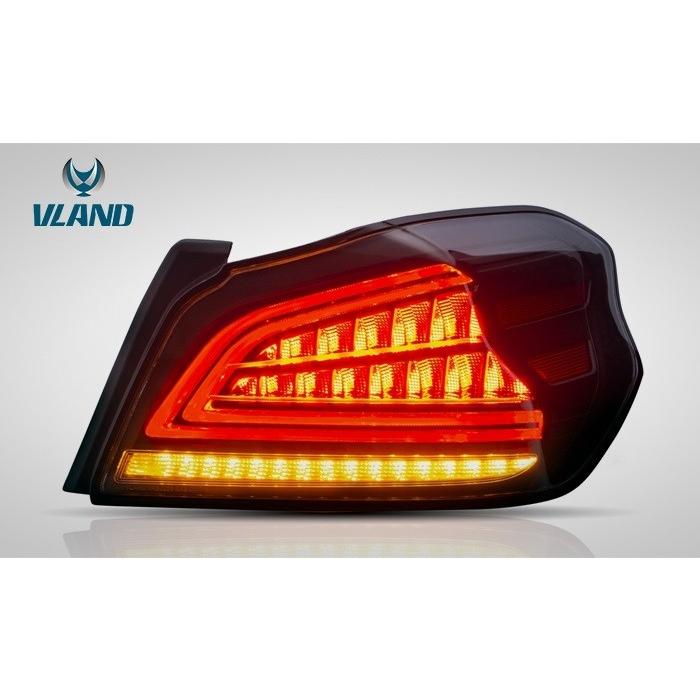 VLAND スバル WRX STI S4 VAB VAG LED テールランプ 流れるウィンカー