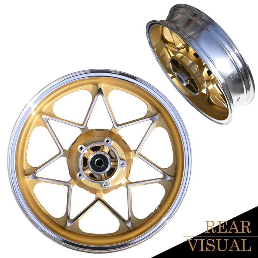 ZRX400 キャスト ホイール ゴールド セブン 前後 18インチ キャスト