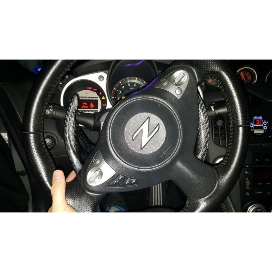ニッサン 370Z (Z34) 用 カーボン製 パドルシフト (USAメーカー Top