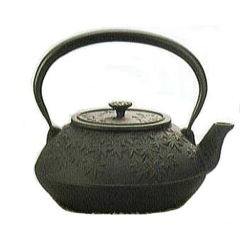 及源鋳造 (正規品 特選国産品) 南部鉄瓶 H-187 お茶々もみじ 1.2L