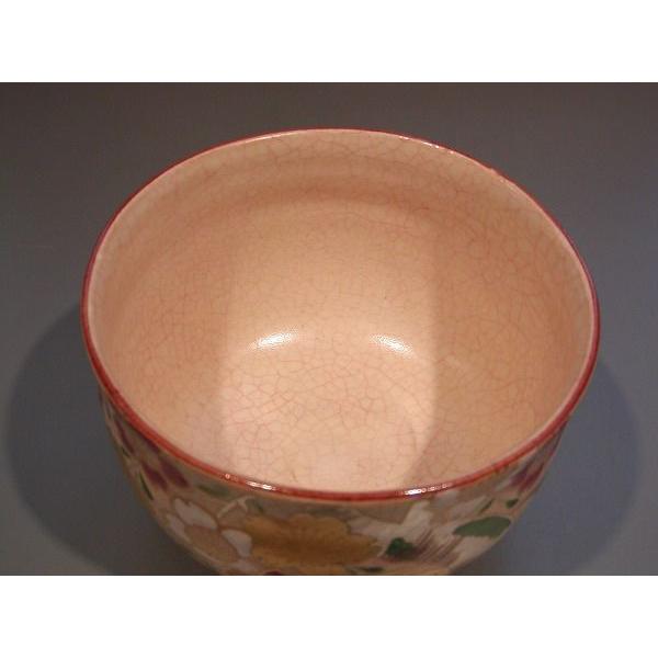 茶道具 抹茶茶碗 乾山写 桜絵、京焼 清和窯 原 清和（賢次）作 : 佐藤