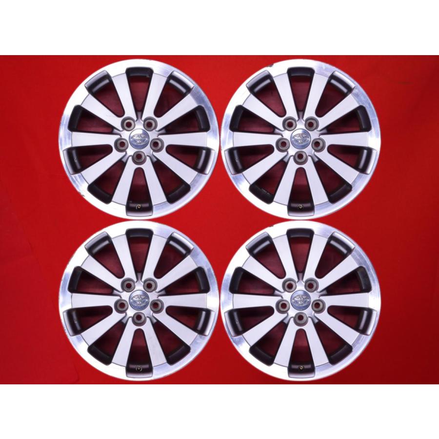 激安 4本セット】トヨタ マークXジオ 後期 エアリアル 純正 アルミ