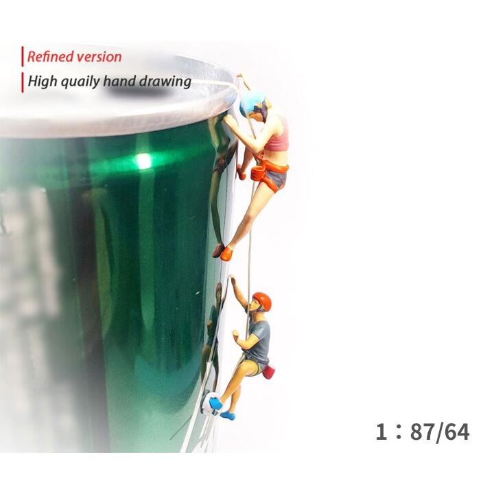 HO人形 情景コレクション ジオラマ人形 1:64 1:87 1体 ロック