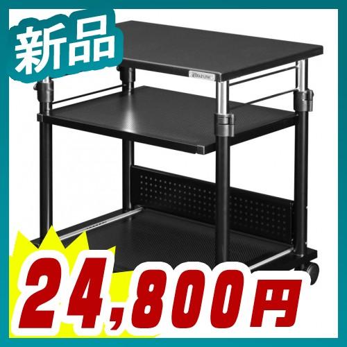 昇降式プリンター台 サイドデスク ワゴン キャスター付き ラックワゴン