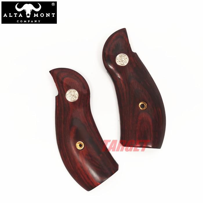 アルタモント S&W Kフレーム ラウンドバット用 木製グリップ