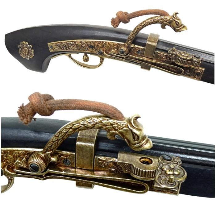 ☆DENIX 火縄銃 種子島 日本 黒 1022/N (デニックス マッチロック式