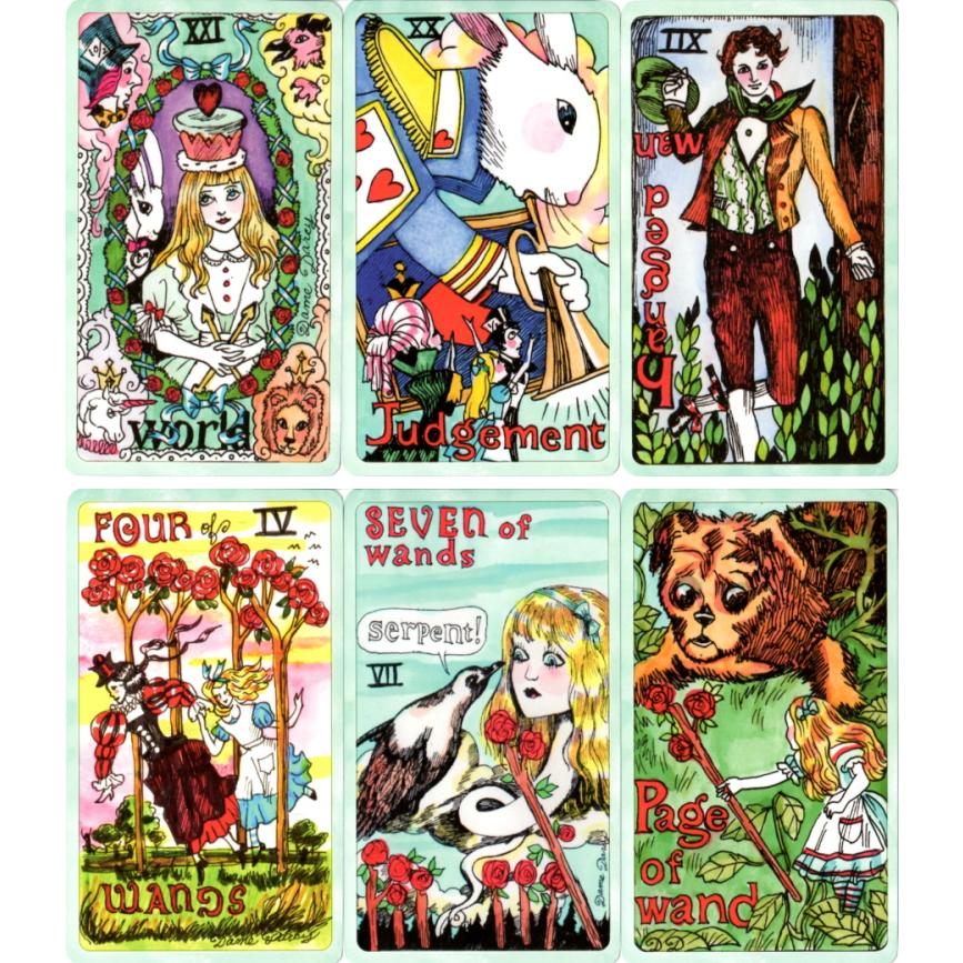 正規品・直輸入】 クイーン アリス タロット シルバーエッジの豪華