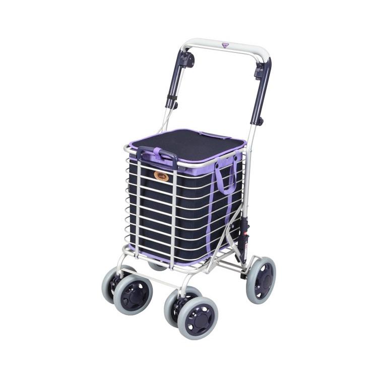 ショッピング カート 高齢者 おしゃれ 4輪 前押し 手押し車