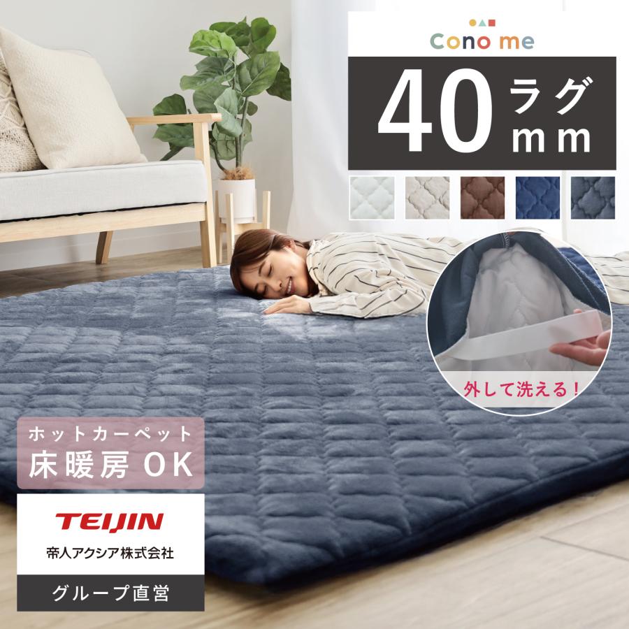 ☆新バージョン販売開始☆ 極厚ラグ 200×300cm マット テイジン 公式