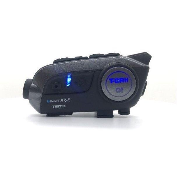 TEITO 日本語音声化 バイク用 2K高画質カメラ付きインカム T-DRH-01(旧