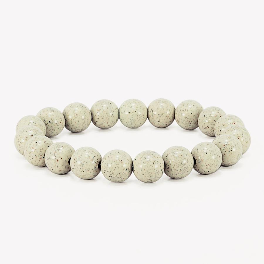 癒し 台湾からの宝もの 北投石 10mm ブレスレット パワーストーン 一連