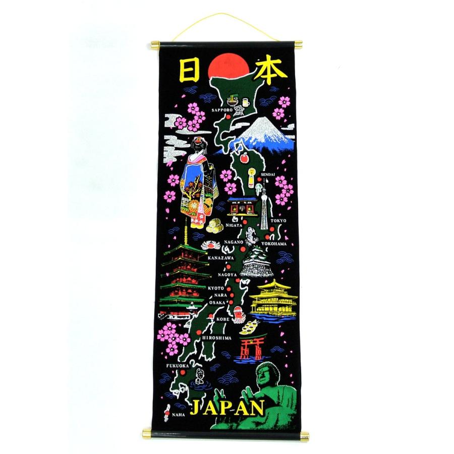 タペストリー 掛け軸 豪華ラメ加工 45cm 日本 : テンマヤ - 通販