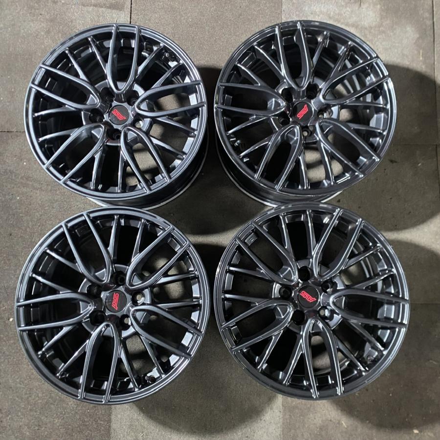 STI スバル 18インチ ホイールのみ 四本 純正 VAB VAG GRB GVB +55 8.5