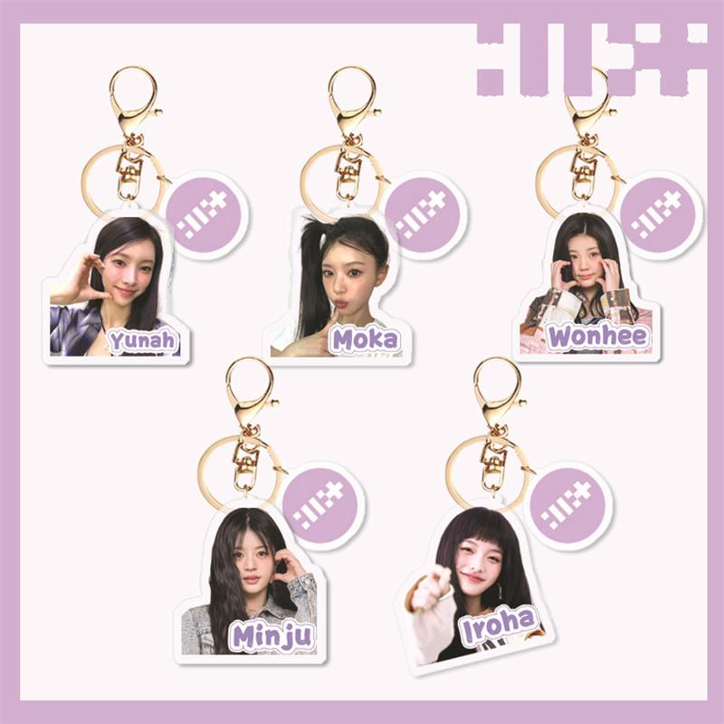 2番目半額 ILLITグッズ キーリング プラスチック アイリット