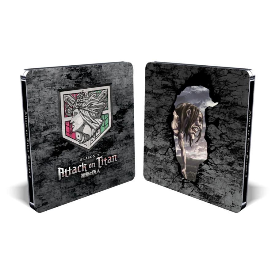 進撃の巨人 第2期 全12話BOXセット スチールブック仕様 ブルーレイ Blu