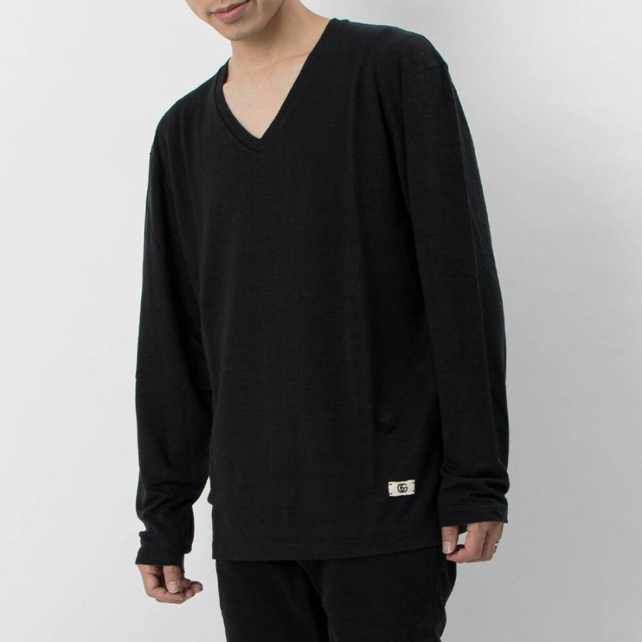 GUCCI（グッチ） 長袖Tシャツ メンズ トップス ダブルG リネン 長袖