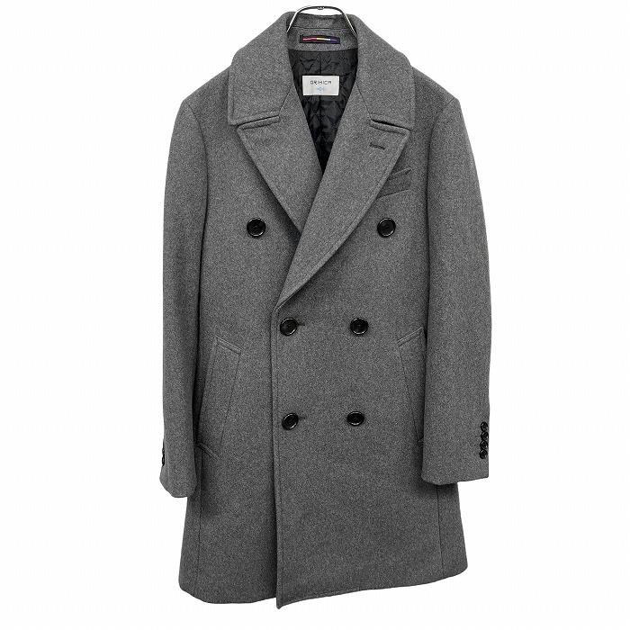 ORIHICA（オリヒカ） メルトン チェスターコート ダブル ボタン留め