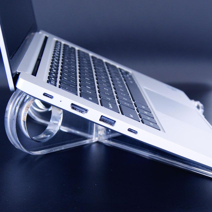 ノートパソコンスタンド アクリル ノートPC スタンド クロスタイプ